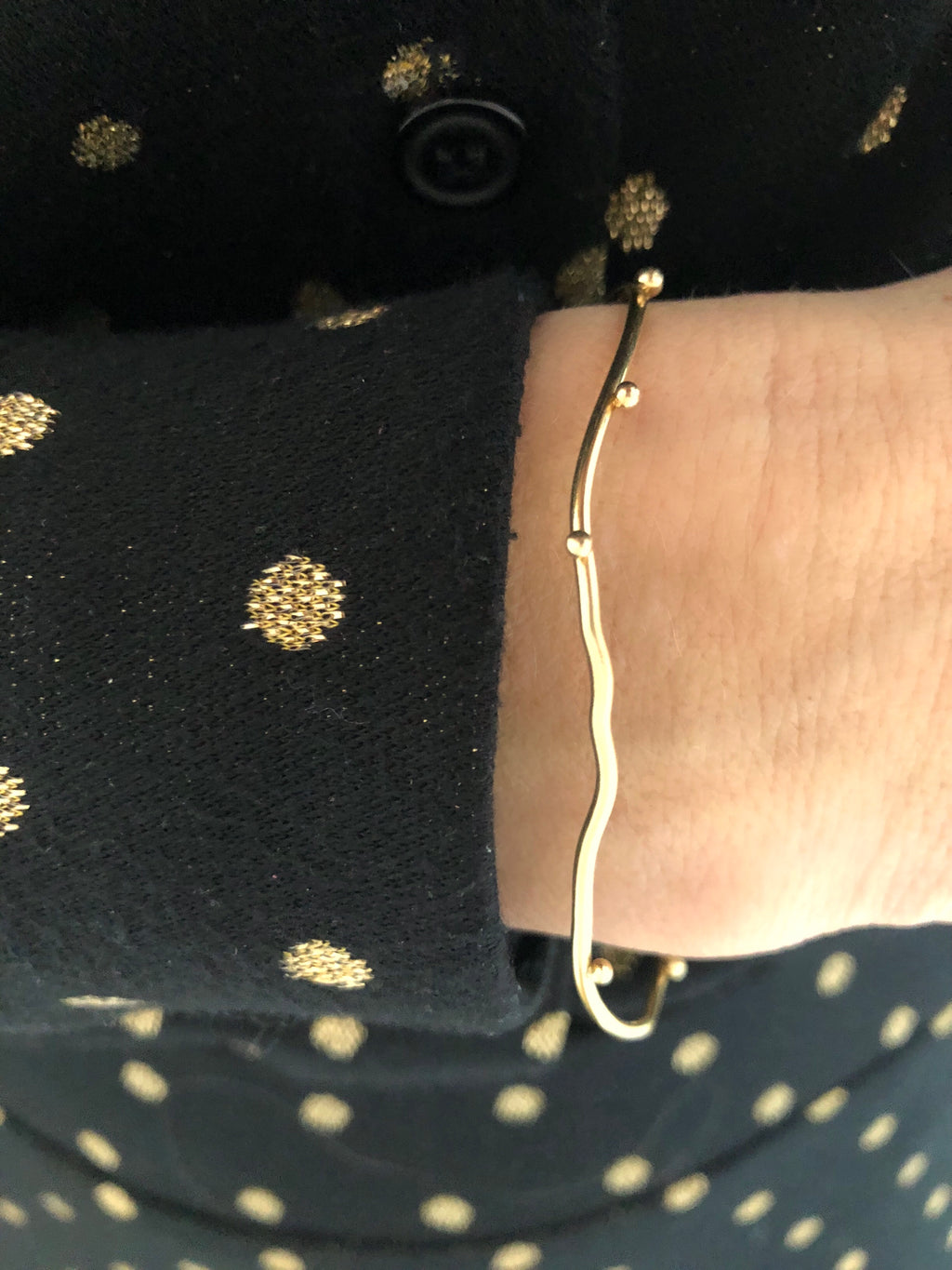 Bourgeon Floral 14K Gold Bracelet