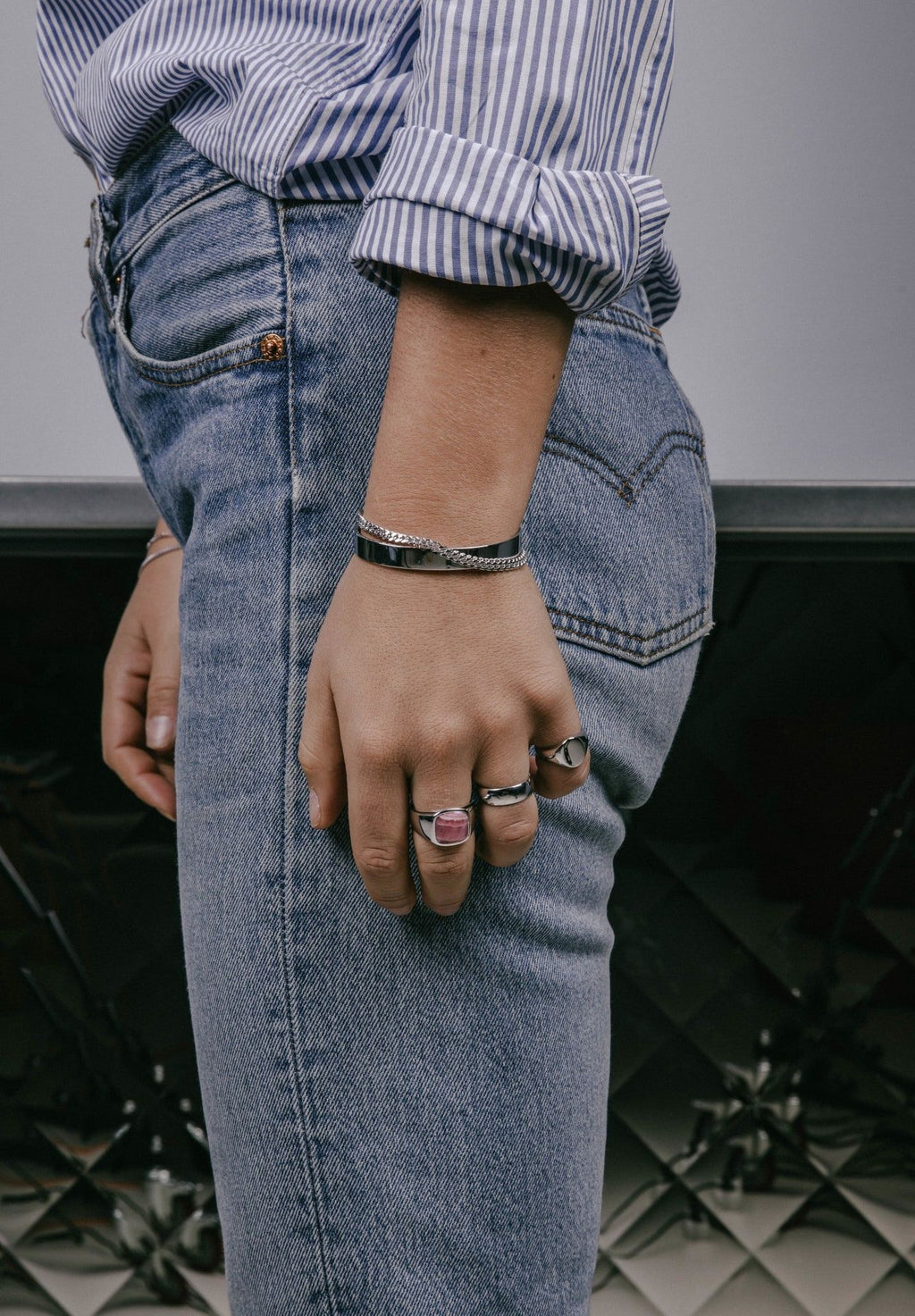 IX Class Silver Ring