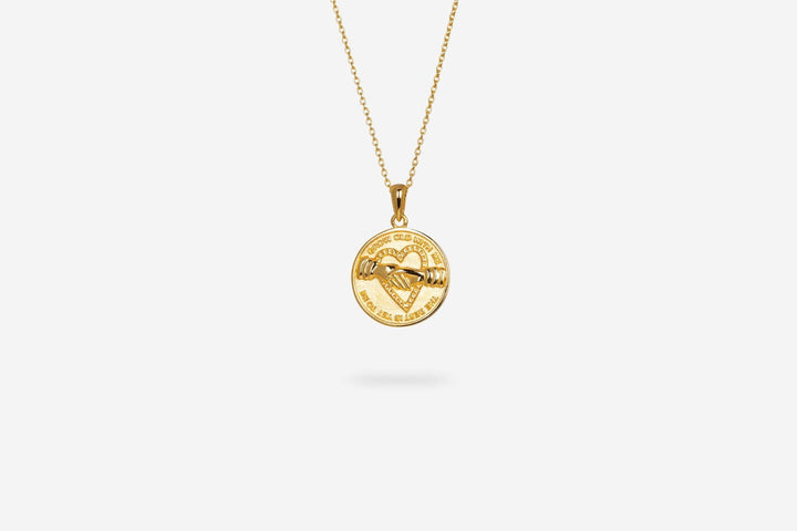 IX Love Seal Gold Plated Pendant