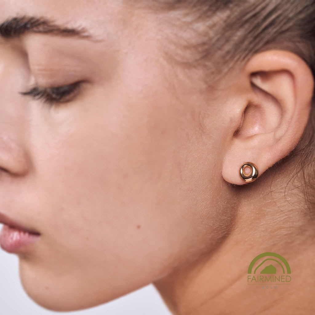 Minrl | Aura 18K Gold Studs