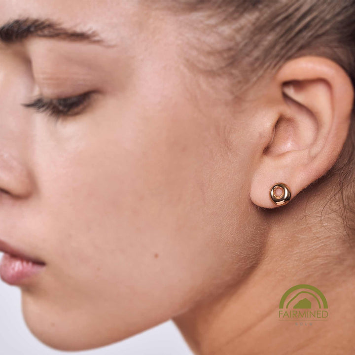 Minrl | Aura 18K Gold Studs