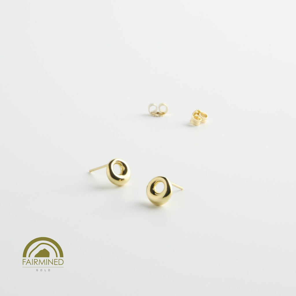 Minrl | Aura 18K Gold Studs