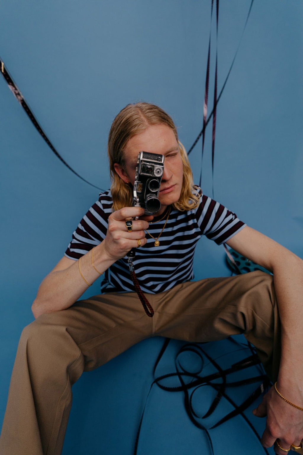 IX Rope Gold Plated Bracelet