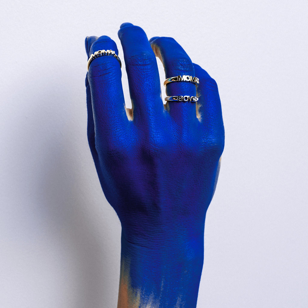 Becoming Mom 18K Gold Ring w. Lab-Grown Diamond