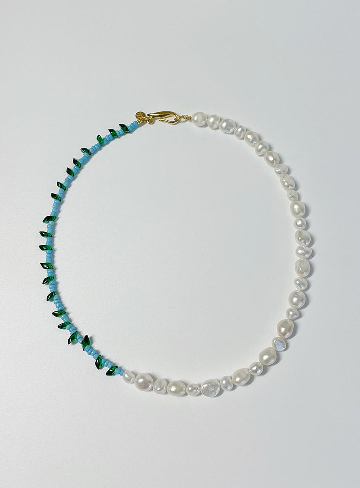 Halskette Mixed Perle I Ocean I Vergoldet I Perlen