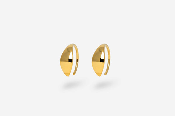 IX Marquise Gold Plated Earring
