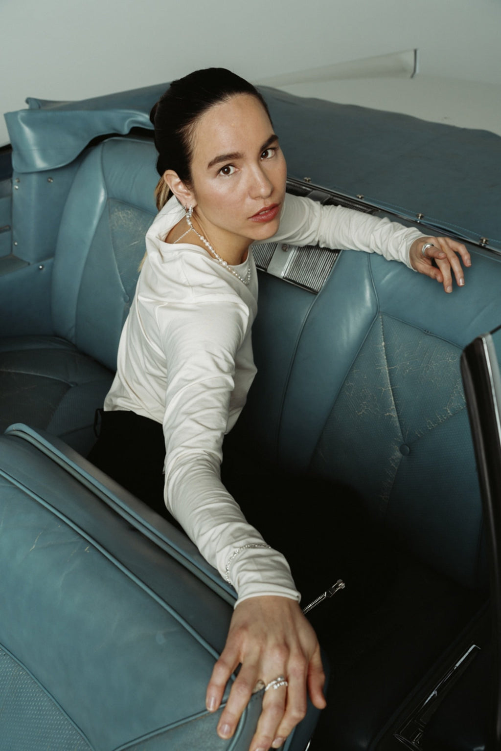 IX Rock Curb armbånd Sølv