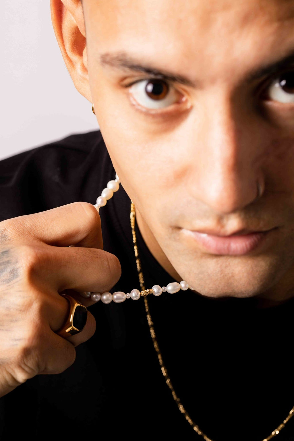 IX Ocean Pearl Gold Plated Halskette