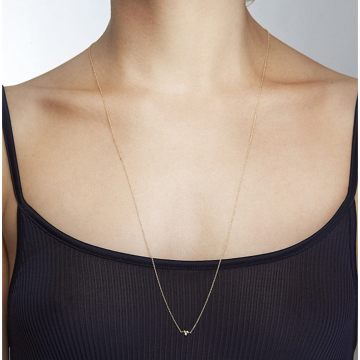 My Precious 10K Gold Necklace w. Diamonds