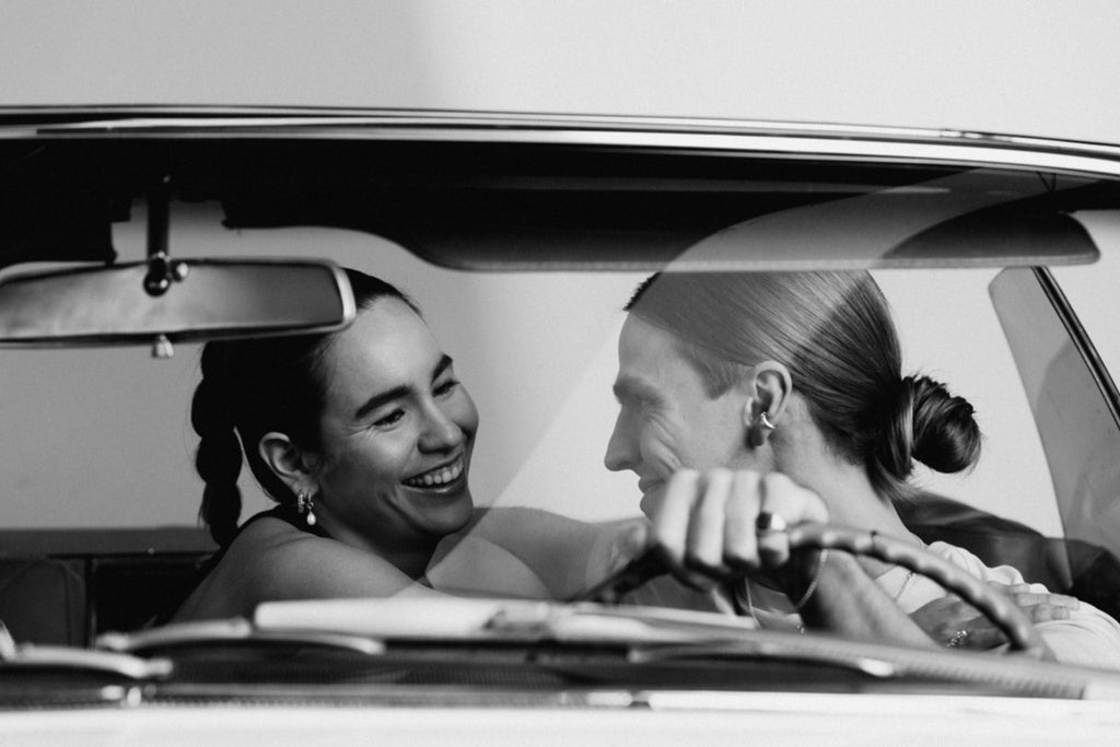 IX Ocean Pearl Silver Hoop