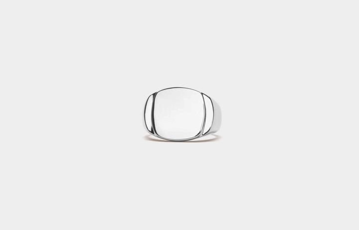 IX Cushion Polished Ring