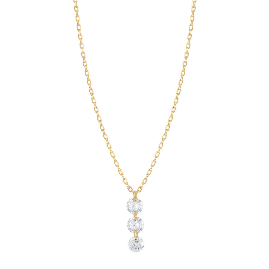 Danaé 18K Gold Necklace w. Diamonds