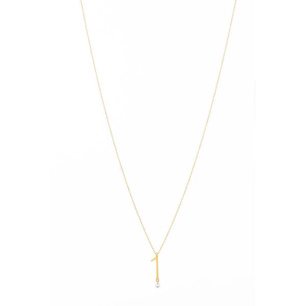 Sautoir 1 18K Gold Necklace w. Diamond