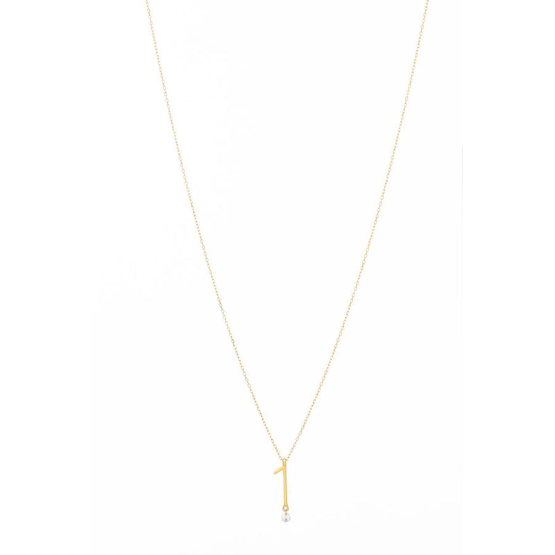 Sautoir 1 18K Gold Necklace w. Diamond