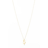 Sautoir 5 18K Gold Necklace w. Diamond