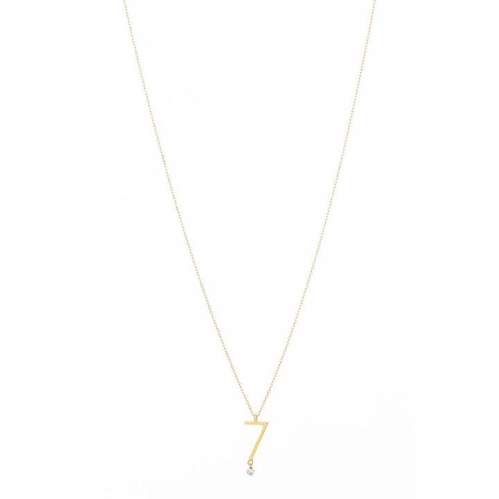 Sautoir 7 18K Gold Necklace w. Diamond