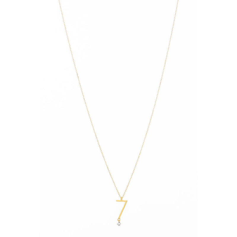 Sautoir 7 18K Gold Necklace w. Diamond