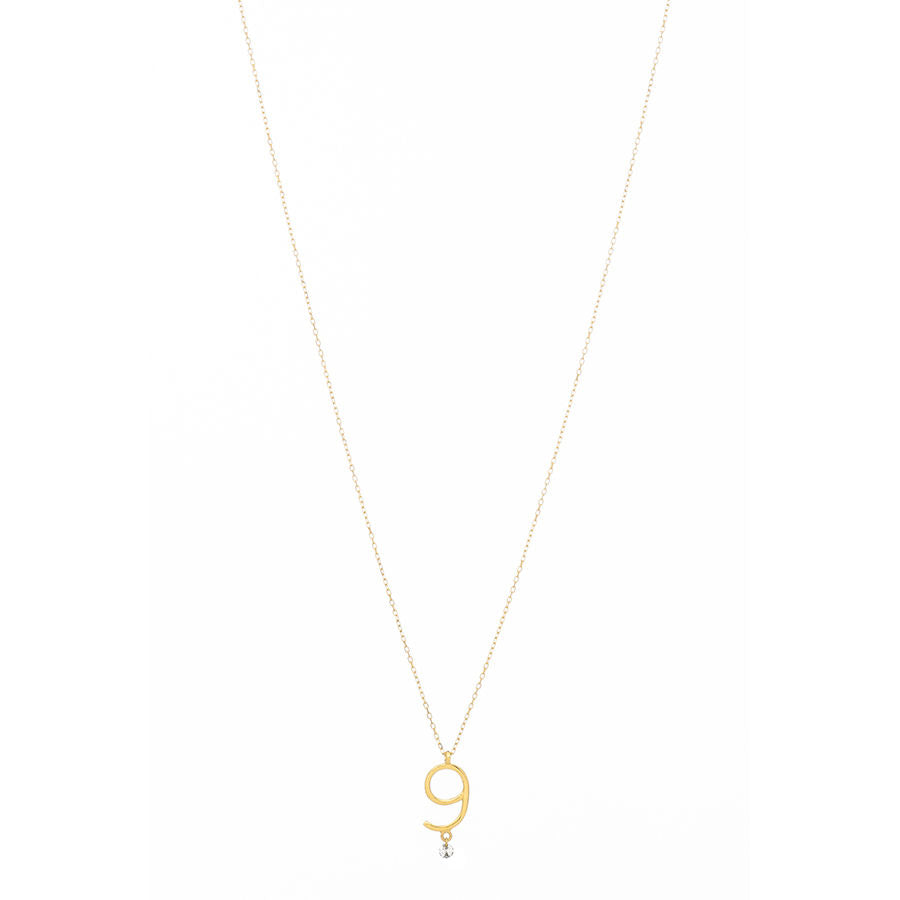Sautoir 9 18K Gold Necklace w. Diamond