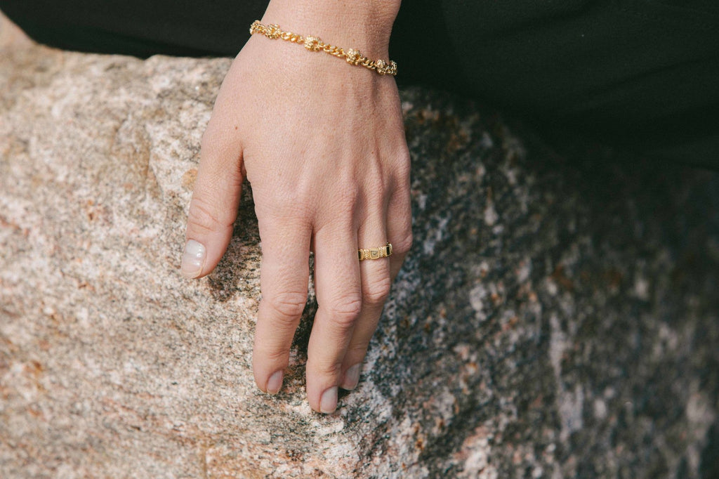 IX Tribute Gold Plated Ring