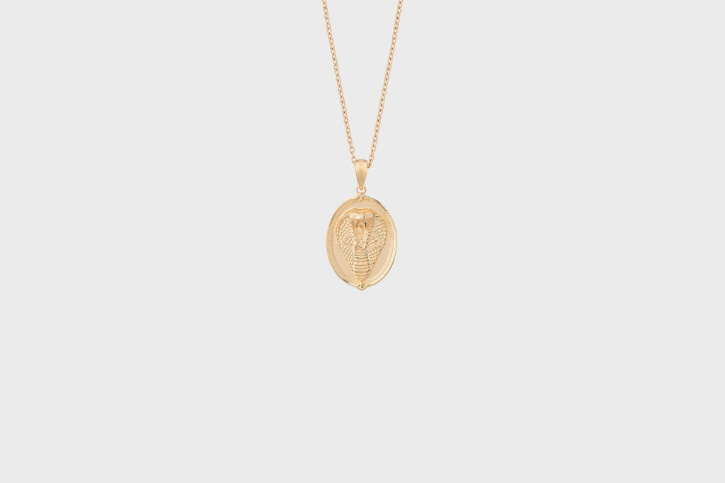 IX King Cobra Gold Plated Pendant