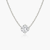 Iconic Octavia 14K Whitegold Necklace w. Lab-Grown Diamonds, 0.75 ct.