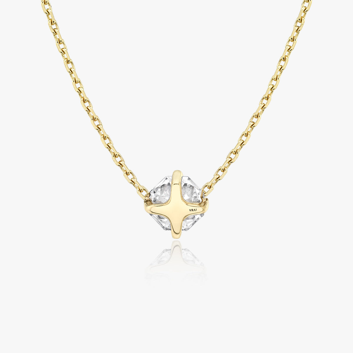 Iconic Octavia 14K Guld Halskæde m. Lab-Grown Diamanter, 0.75 ct.