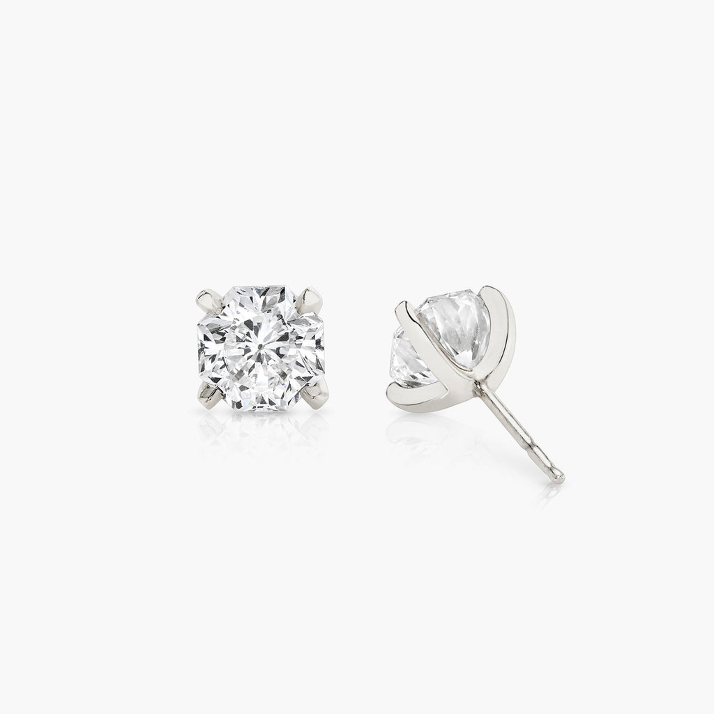 Iconic Octavia 14K Whitegold Studs w. Lab-Grown Diamonds, 0.75 ct.
