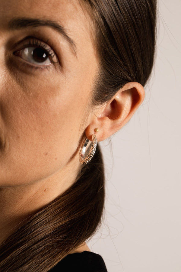 IX Agnes Silver Earring