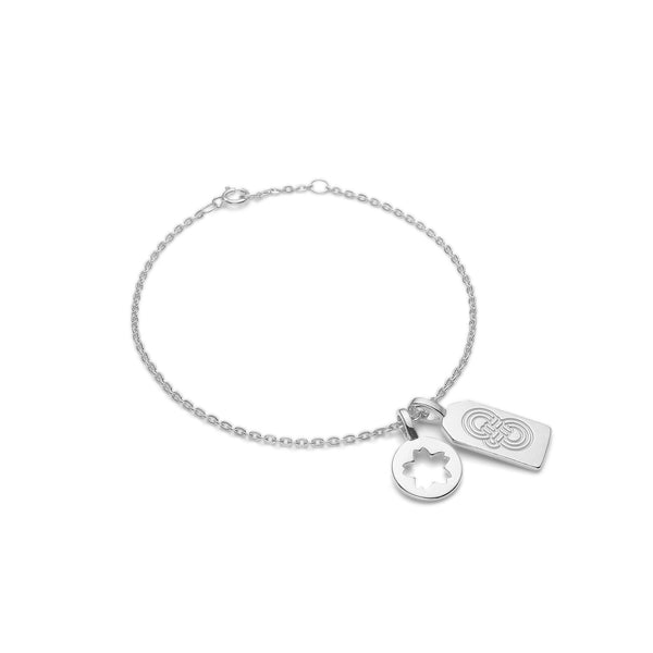 Omamori Sakura Silver Bracelet