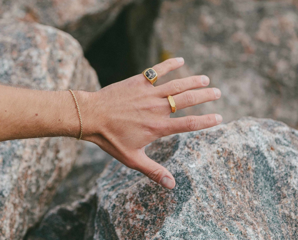 IX Rope Gold Plated Bracelet