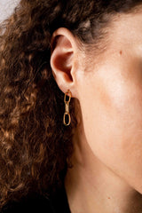 IX Prestige Earrings Gold Plated