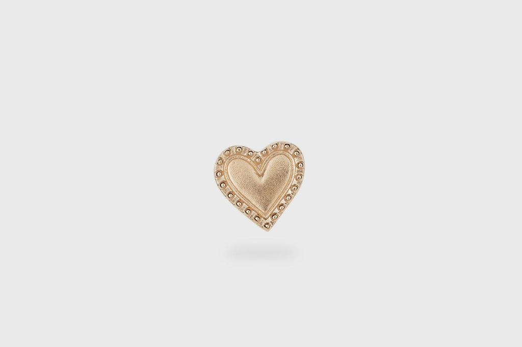 IX Heart 14K Gold Pendants