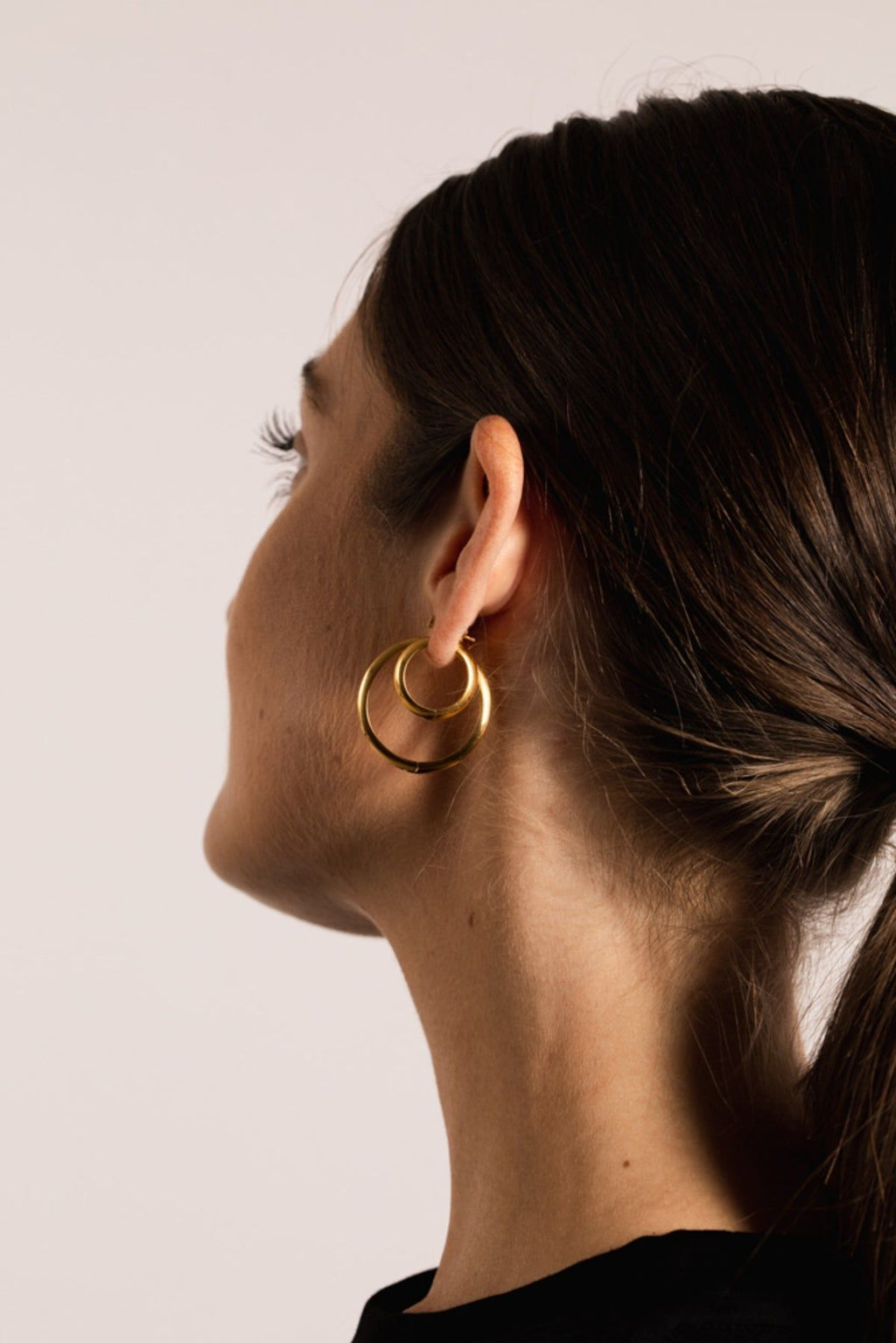 IX Berta 22K Gold Plated Earring