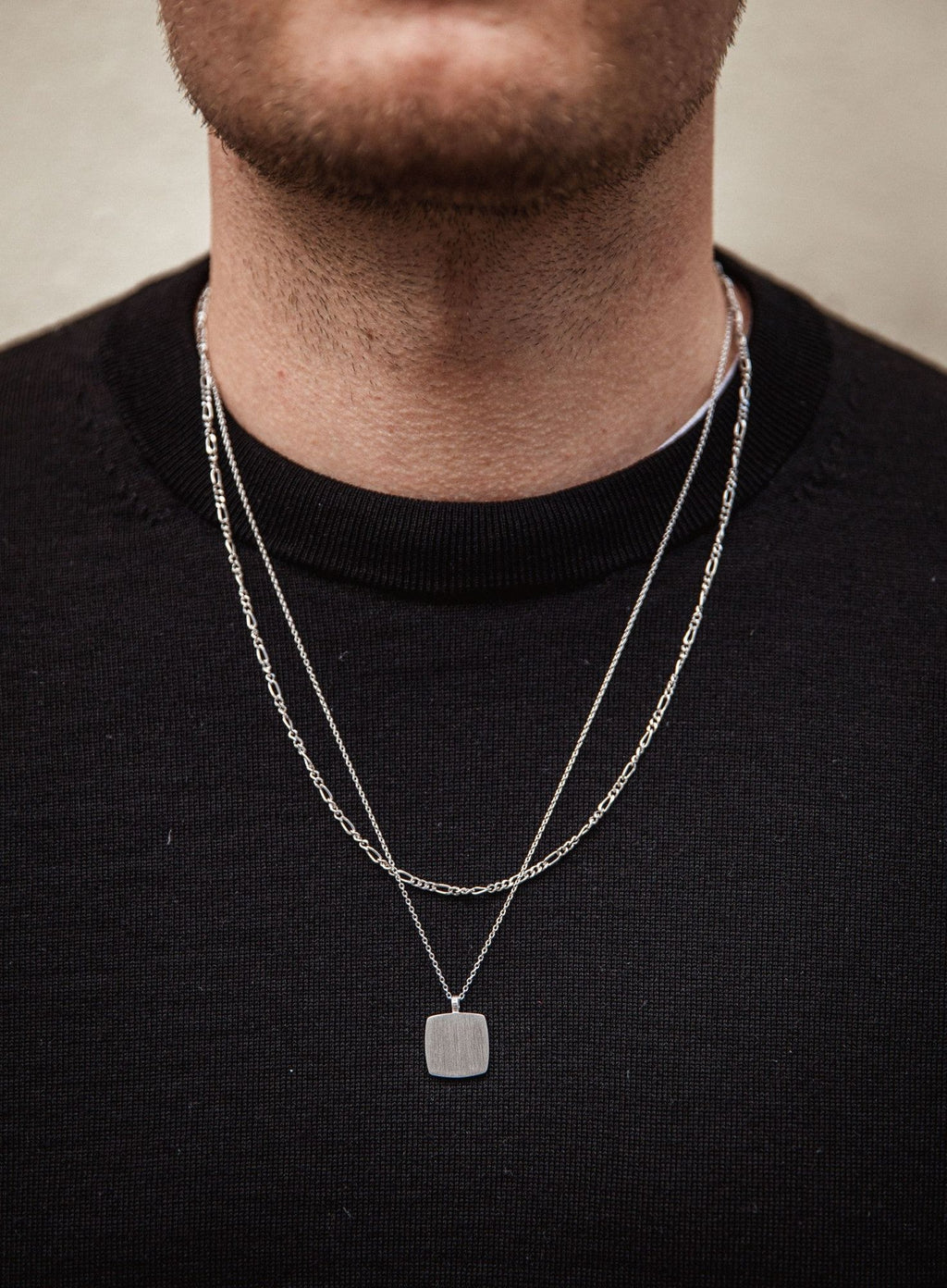 IX Cushion Silver Pendant