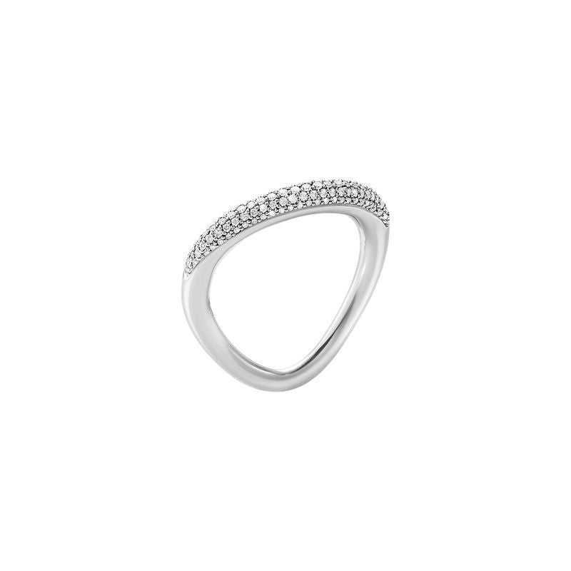 Offspring Silver Ring w. Diamonds, 0.29 ct