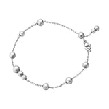 Moonlight Grapes Silver Bracelet