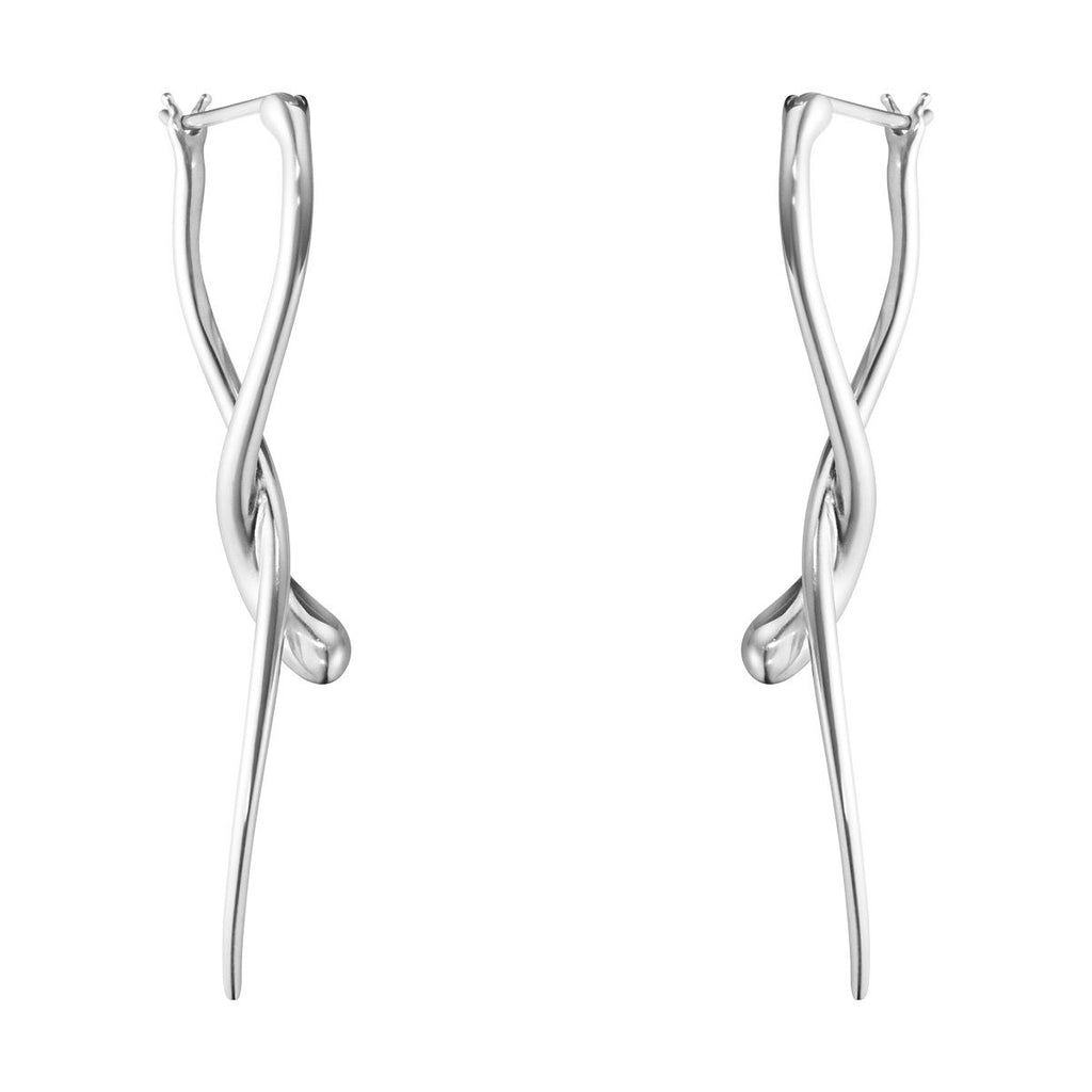 Mercy 48,5 mm. Silver Earrings