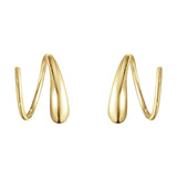 Mercy 14 mm. 18K Gold Earrings