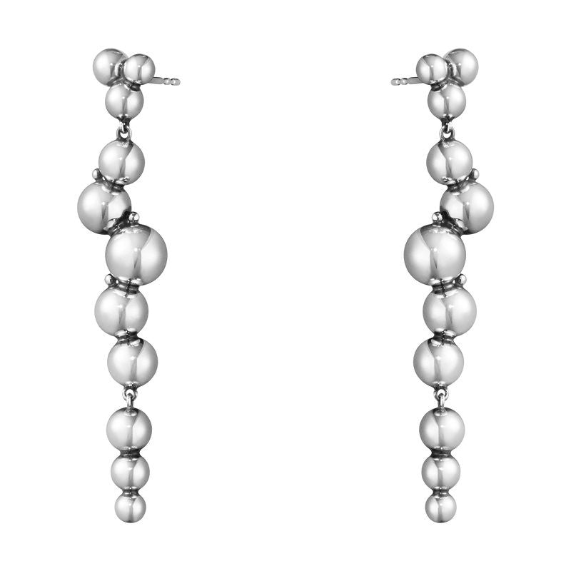 Moonlight Grapes lange Ohrringe aus Silber