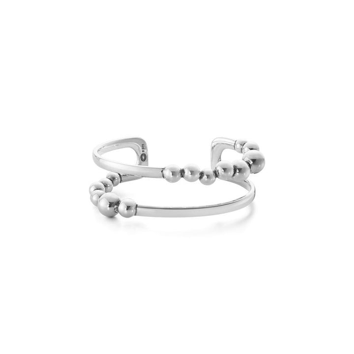 Moonlight Grapes Silver Bangle