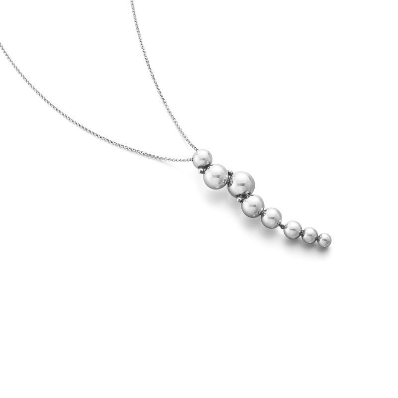Moonlight Grapes pendant Silver Necklace