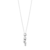 Moonlight Grapes Halskette mit kleinem baumelnden Anhänger I Silber