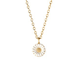 Daisy 18 mm Gold Plated Necklace
