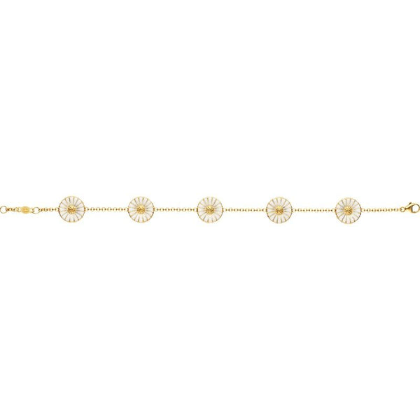 Daisy 11 mm. Gold Plated Bracelet