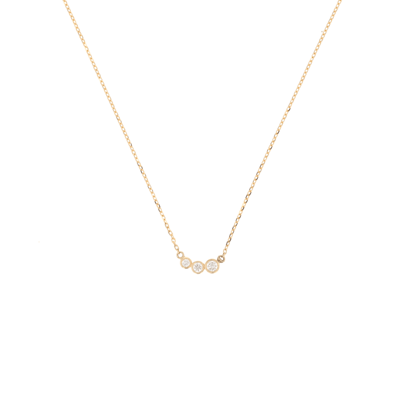 Miss Marilyn 14K & 18K Gold Necklace w. Diamonds