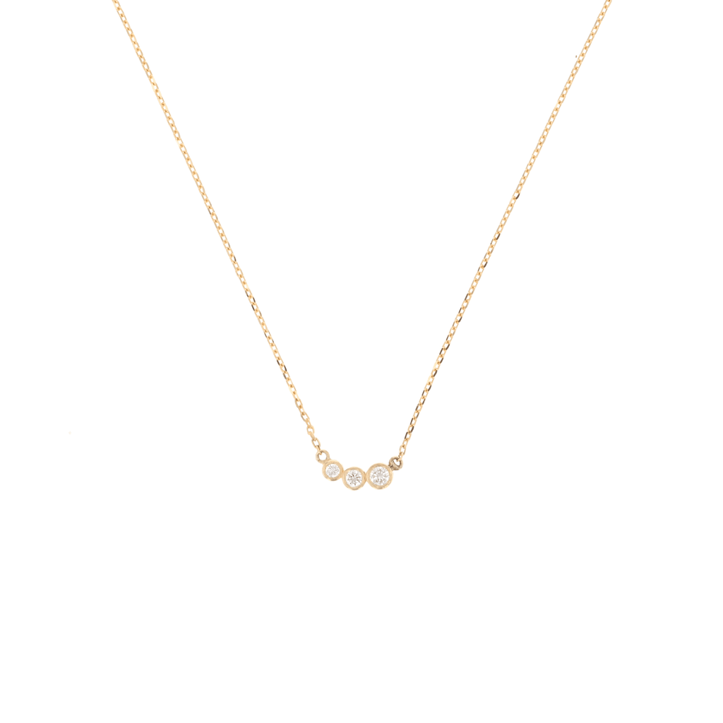 Miss Marilyn 14K & 18K Gold Necklace w. Diamonds
