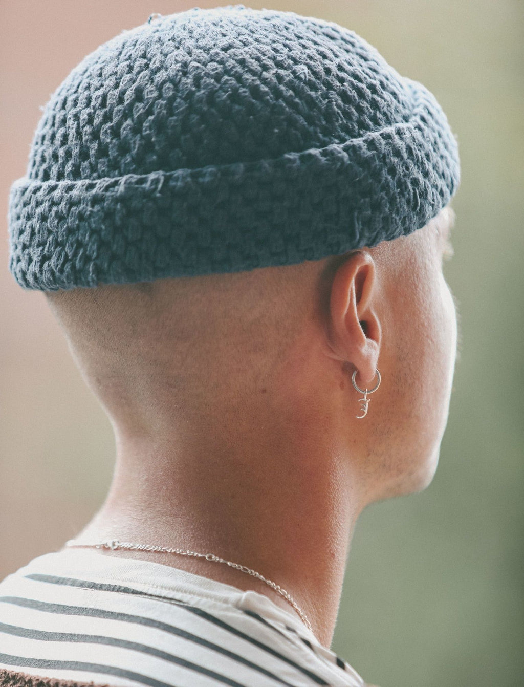 IX J Letter Silver Pendant