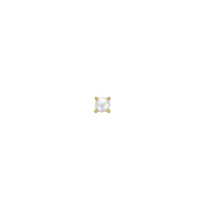 18K Gold Plated Studs w. Pearls