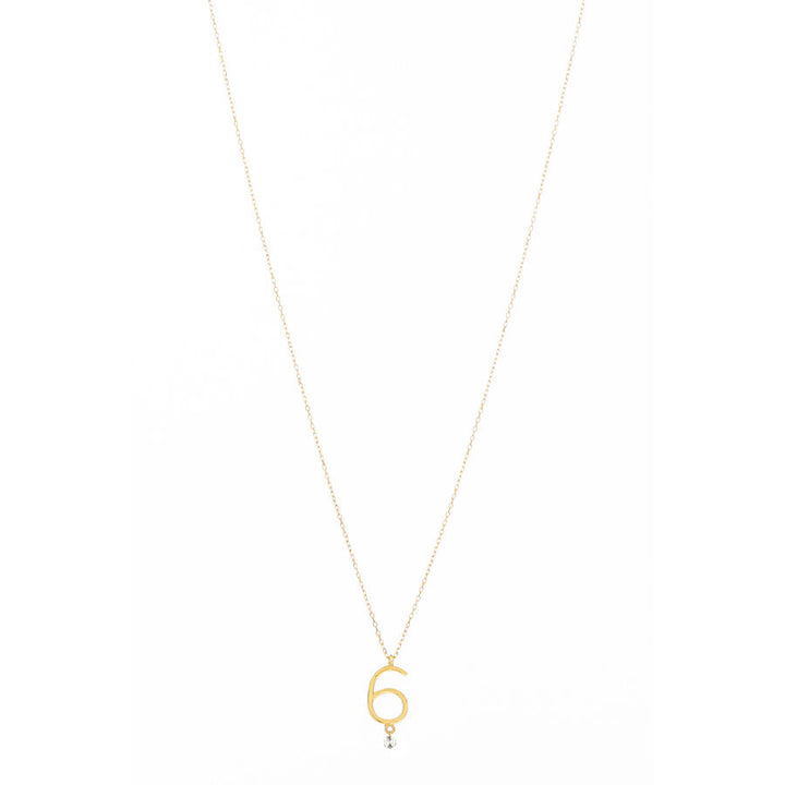 Sautoir 6 18K Gold Necklace w. Diamond