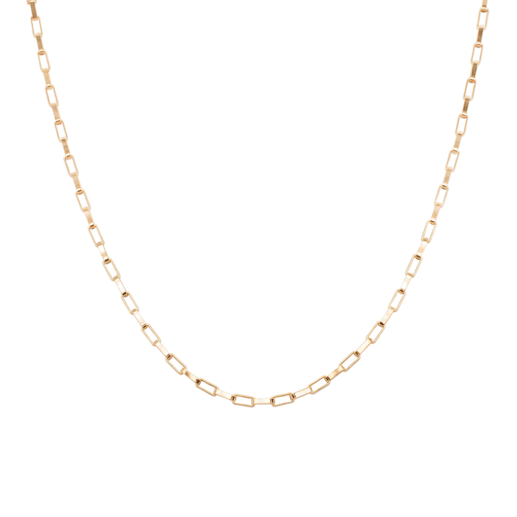 Plain Gold Plated Necklace